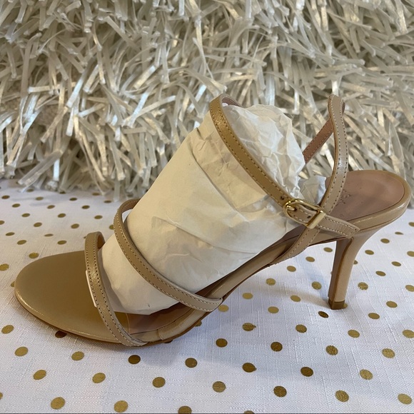 Iris and Ink Sunflower Leather Dress Sandals - Size 38 - Picture 2 of 6